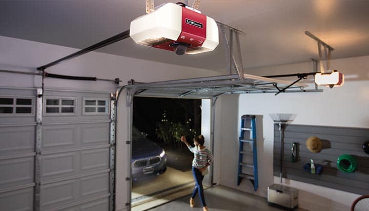 roll up garage door with garage door opener