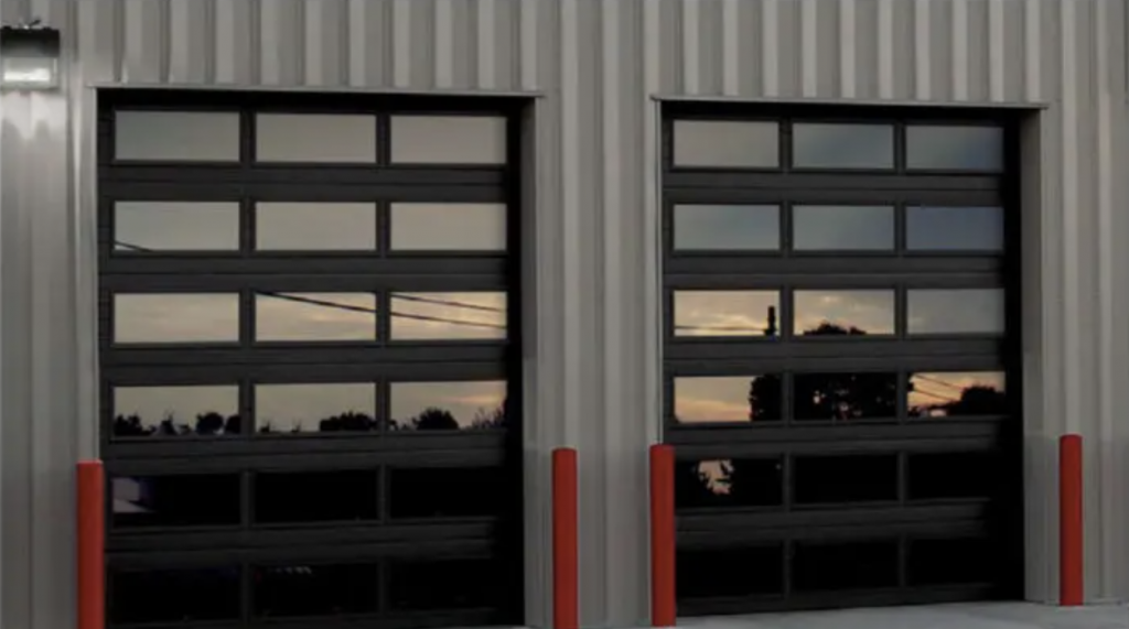 Tinted Glass Garage Doors