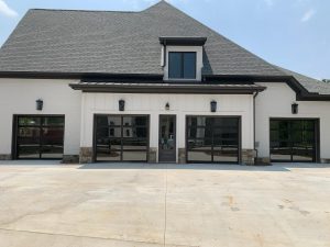 modern residential garage door