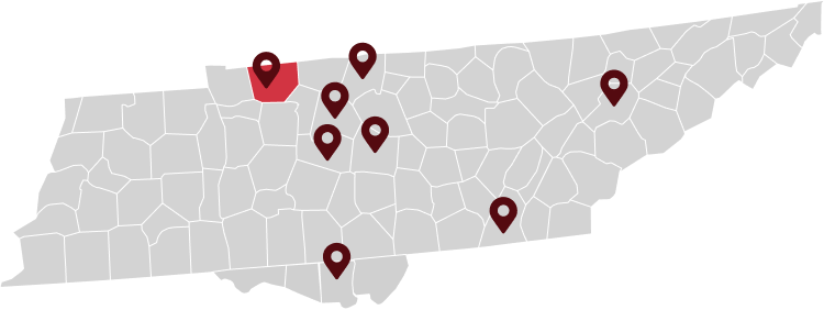 clarksville Map