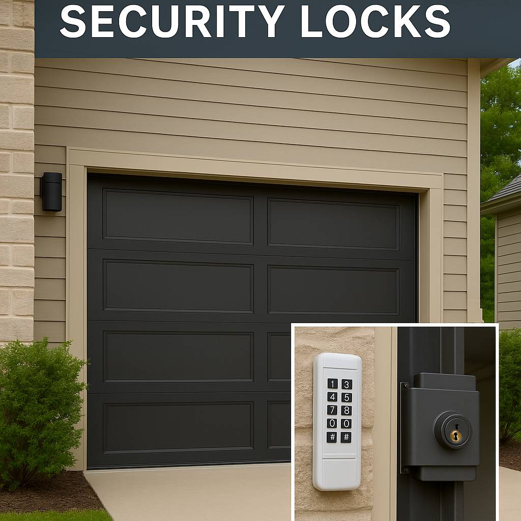 An image of garage door security options from Rose Quality Garage Doors